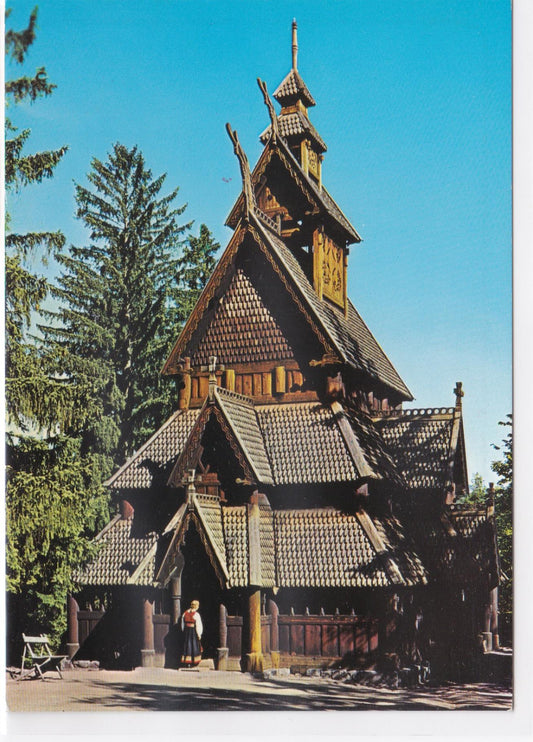 Carte Postale CPM Norvège - Oslo - Norsk Folkemuseum - Église En Bois De Gol