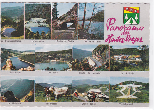 Carte Postale CPSM Panorama Des Hautes-Vosges - Multivue