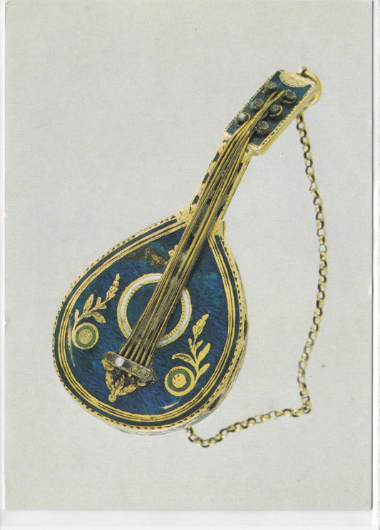 Carte Postale CPM 27 Musée D'Évreux - Montre-Mandoline - Or Émaillé Vers 1820