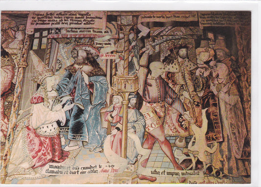 Carte Postale CPM 43 La Chaise-Dieu Église Abbatiale St Robert Détail Tapisserie