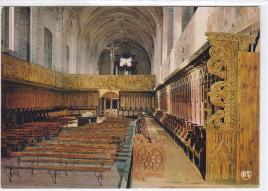 Carte Postale CPM 43 La Chaise-Dieu - Église Abbatiale St-Robert - Les Stalles