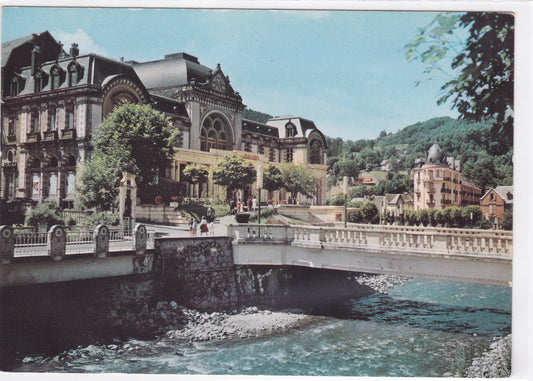 Carte Postale CPSM 63 La Bourboule - Pont Sur La Dordogne - Le Casino