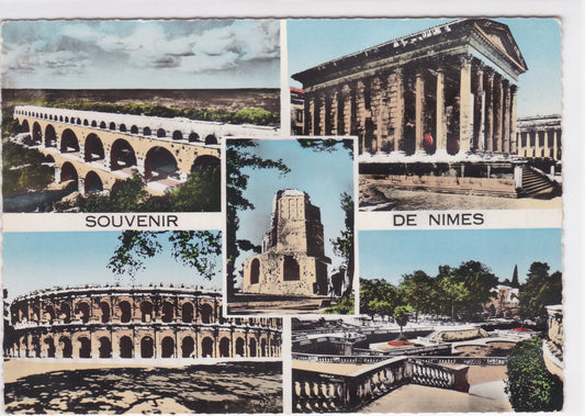 Carte Postale CPSM 30 Souvenir De Nîmes - Multivue