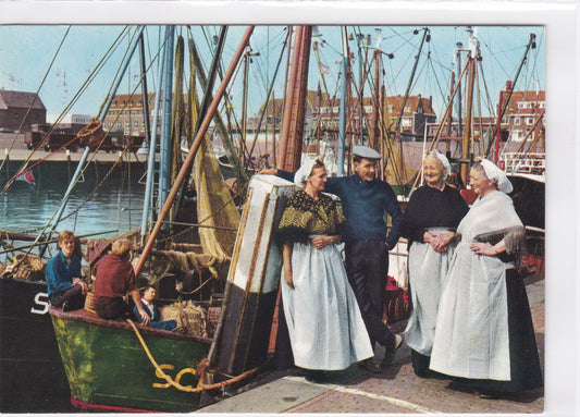 Carte Postale CPSM Pays-Bas - Scheveningen - Vissershaven