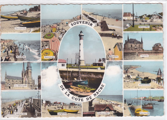Carte Postale CPSM 14 Souvenir De La Côte De Nacre - Multivue