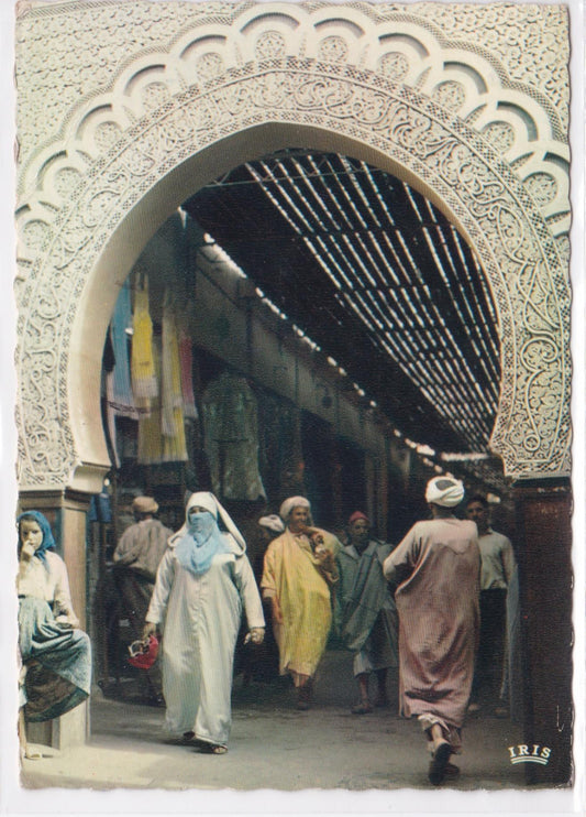 Carte Postale CPSM Afrique - Maroc - Marrakech - Porte Du Souk Smarine