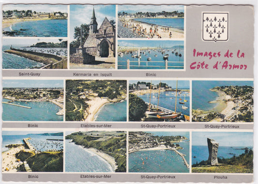 Carte Postale CPSM 22 Bretagne - Images De La Côte D'Armor - Multivue