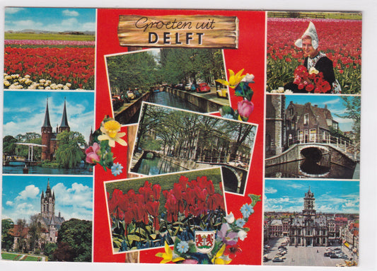 Carte Postale CPSM Pays-Bas - Holland - Groeten Uit Delft