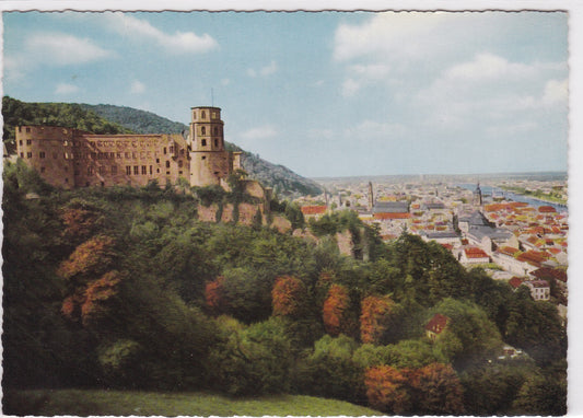 Carte Postale CPSM Germany - Heidelberg - Blick Von Der Scheffelterrasse