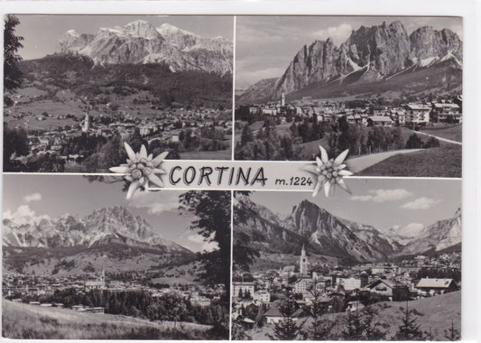 Carte Postale CPSM Italy - Dolomiti - Cortina - Multivue