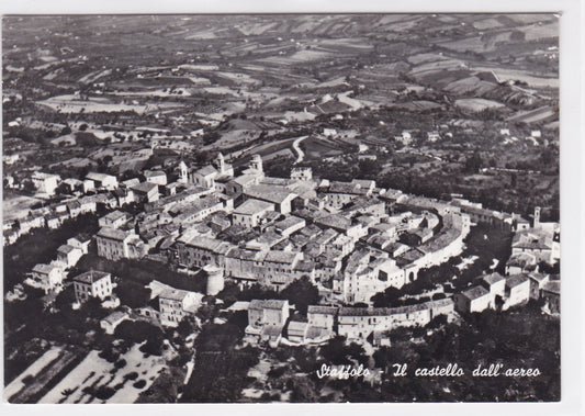 Carte Postale CPSM Italy - Staffolo - Il Castello Dall Aereo