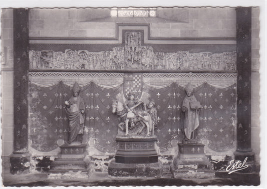 Carte Postale CPSM 27 Marcilly-Sur-Eure Retable Albâtre Chapelle Breuil-Benoit