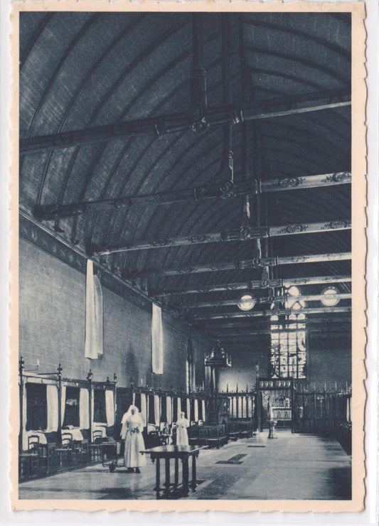 Carte Postale CPSM 21 Hôtel-Dieu De Beaune - La Grande Salle Vue De L'Entrée