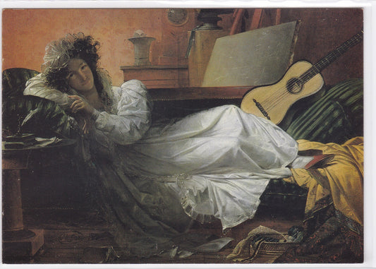 Carte Postale CPM 27 Musée D'Évreux Pierre-Antoine Vafflard - Femme À La Guitare
