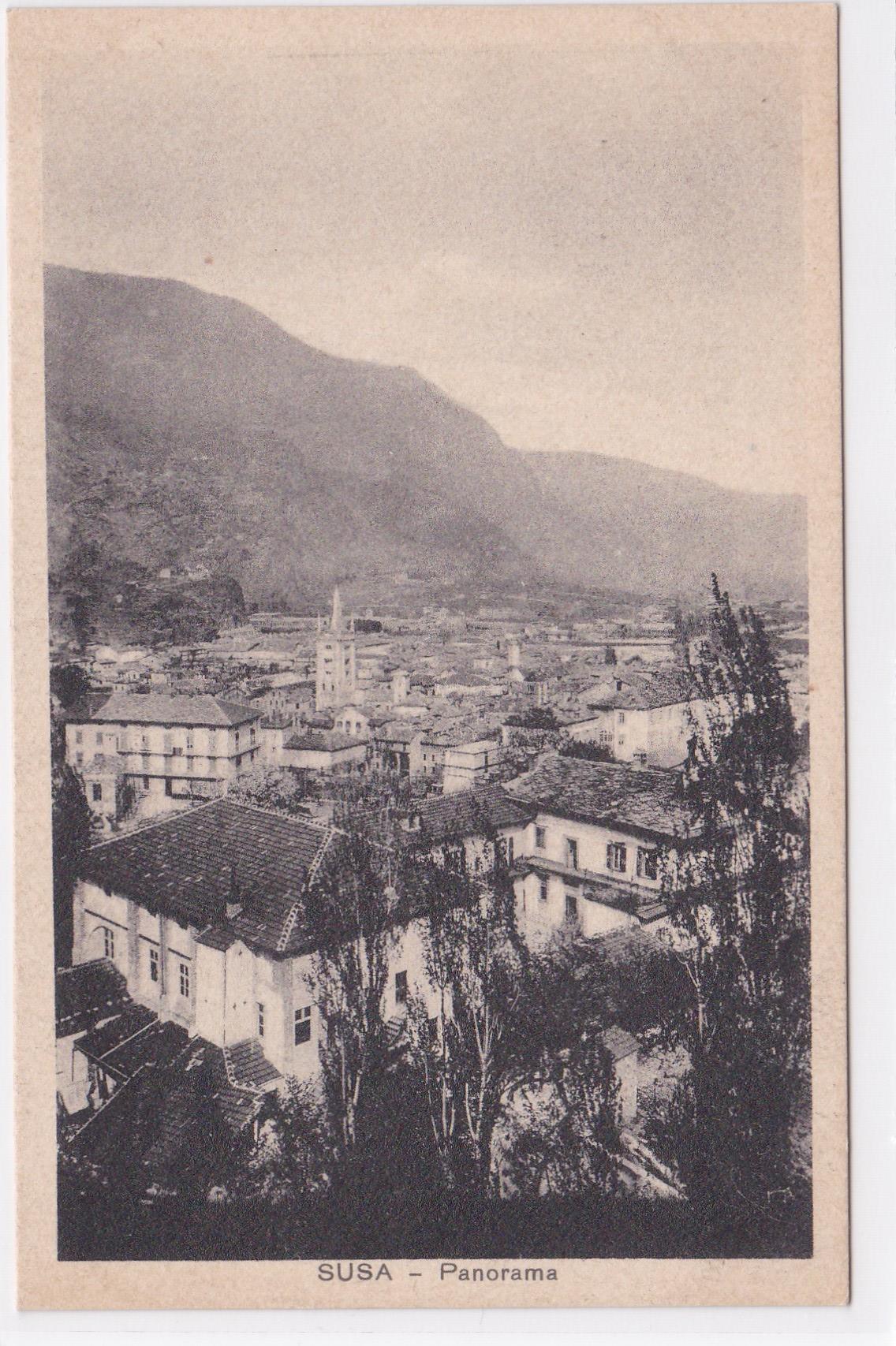 Carte Postale CPA Italy - Susa - Panorama