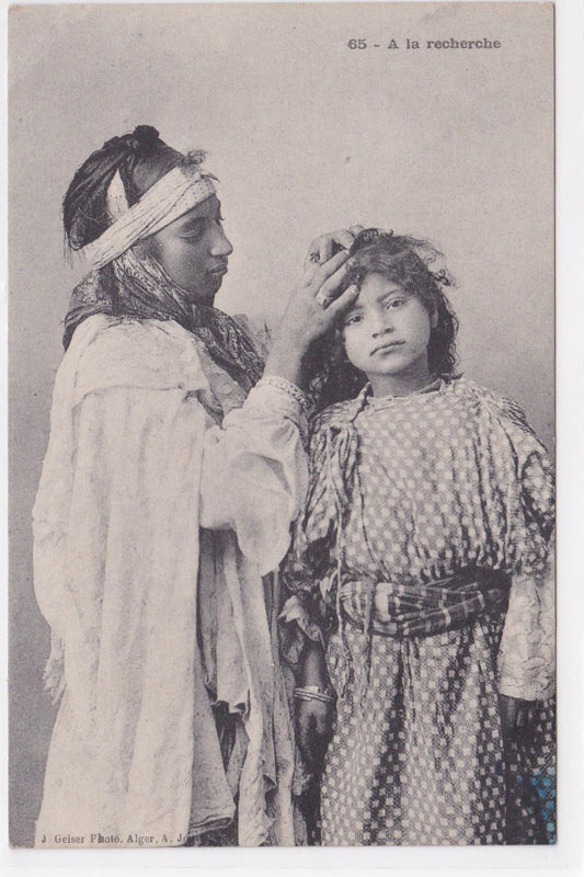 Carte Postale CPA Afrique - Algérie - À La Recherche