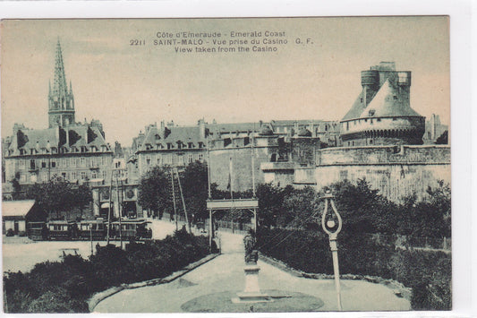 Carte Postale CPA 35 Côte D'Émeraude - Saint-Malo - Vue Prise Du Casino