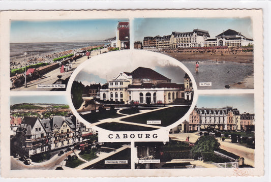 Carte Postale CPSM 14 Cabourg - Multivue