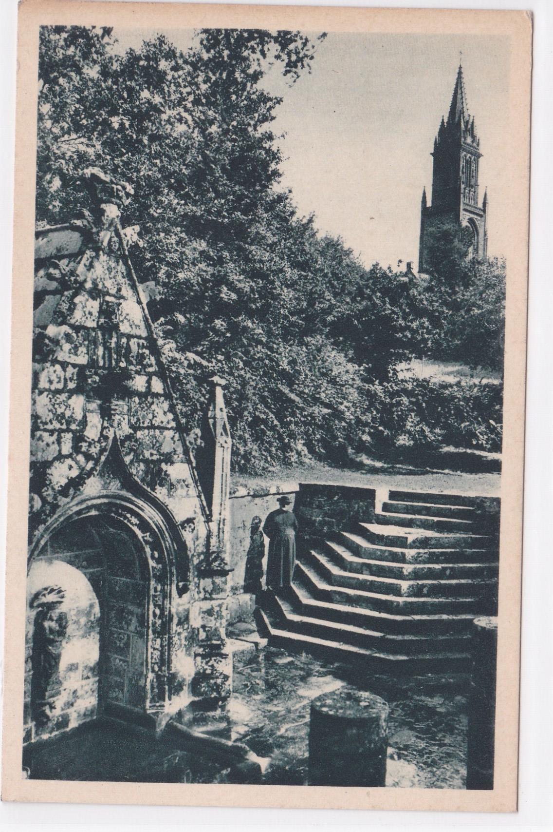 Carte Postale CPA 56 Notre-Dame De Quelven - Fontaine Et Chapelle