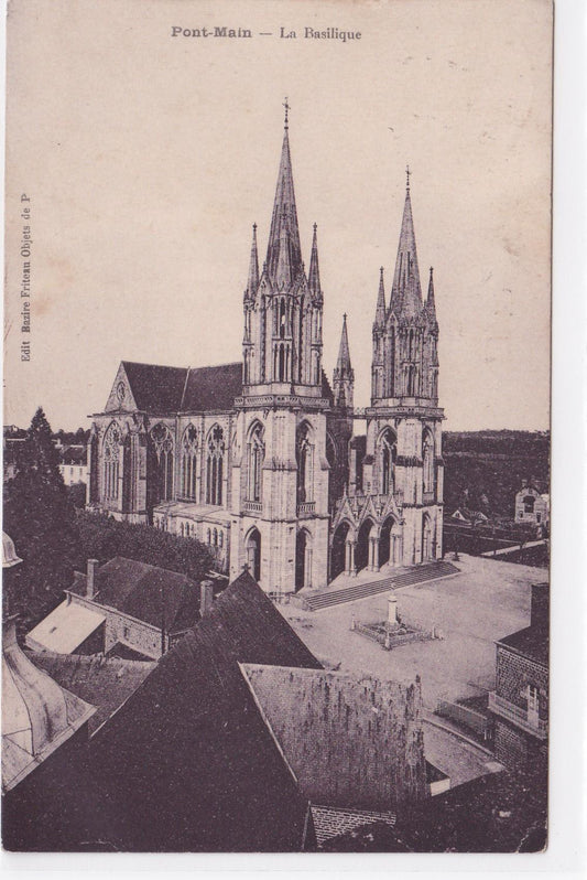 Carte Postale CPA 53 Pont-Main - La Basilique