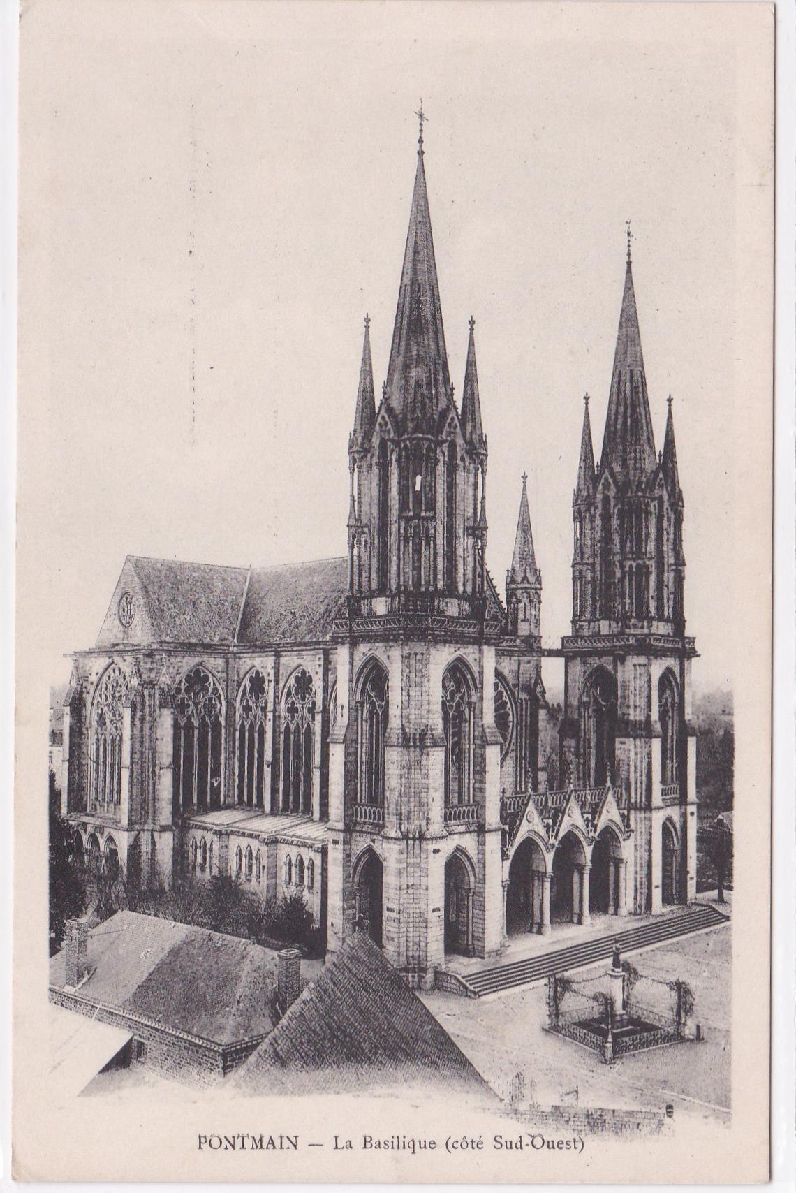 Carte Postale CPA 53 Pont-Main - La Basilique (Côté Sud-Ouest)