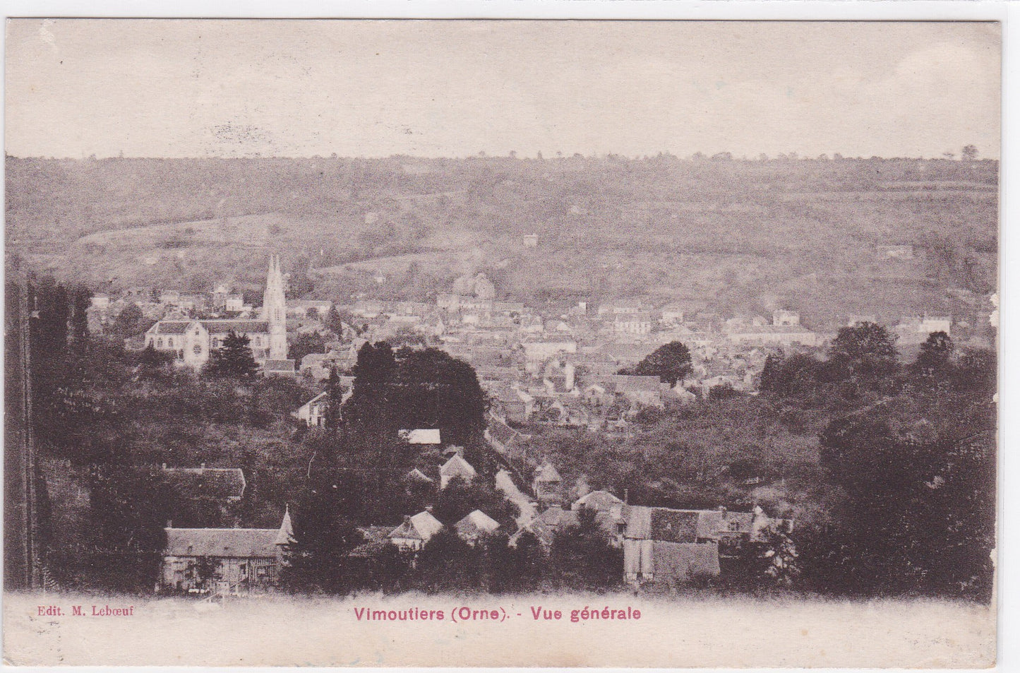 Carte Postale CPA 61 Vimoutiers - Vue Générale