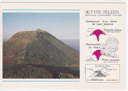 Carte Postale CPM 63 Auvergne - Le Puy De Dôme - Volcan Type Péléen