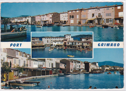 Carte Postale CPSM 83 Port Grimaud - Multivue