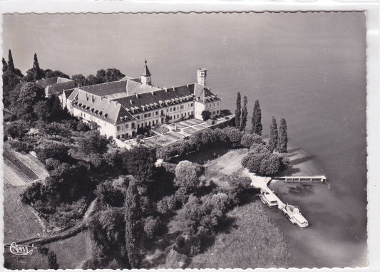 Carte Postale CPSM 73 Hautecombe - Vue Aérienne De L'Abbaye Et Du Lac Du Bourget